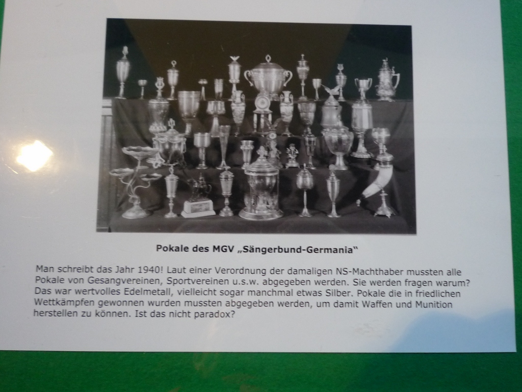 21.01.2011: Ausstellungseröffnung im Griesheimer Museum 130 Jahre Sängerbund-Germania u. 77 Jahre 